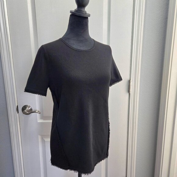 Banana Republic Women's Milano Blouse Sz L Black - Picture 6 of 13